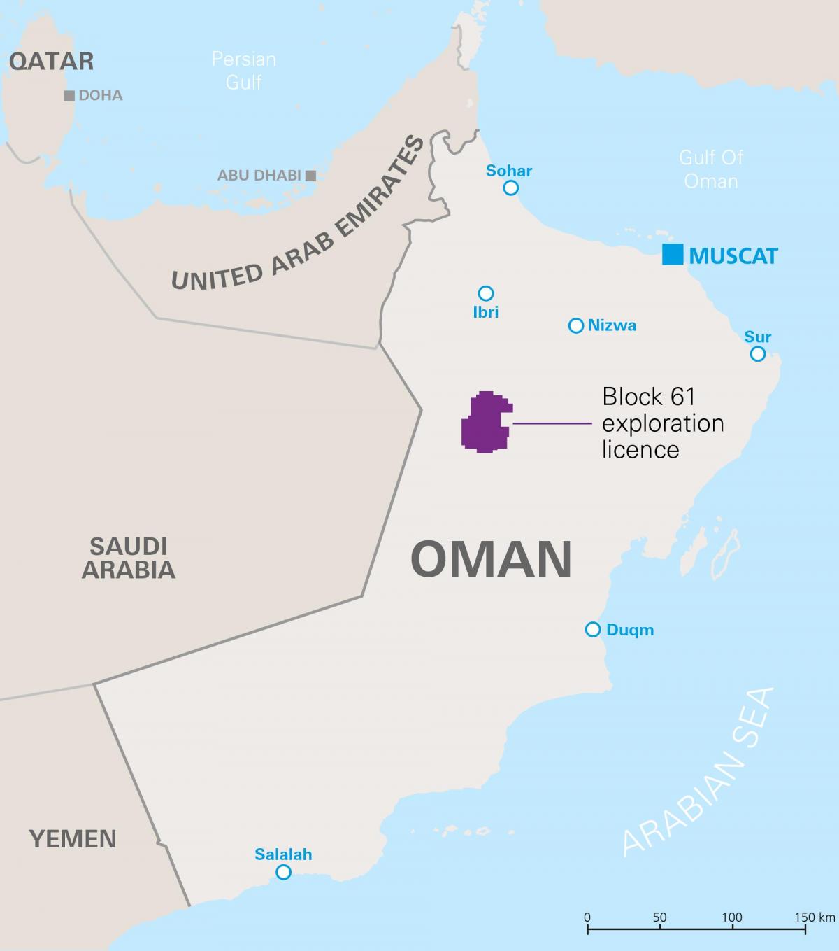 mapa хаззан Oman