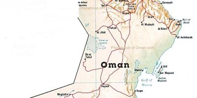 Oman to kraj mapa